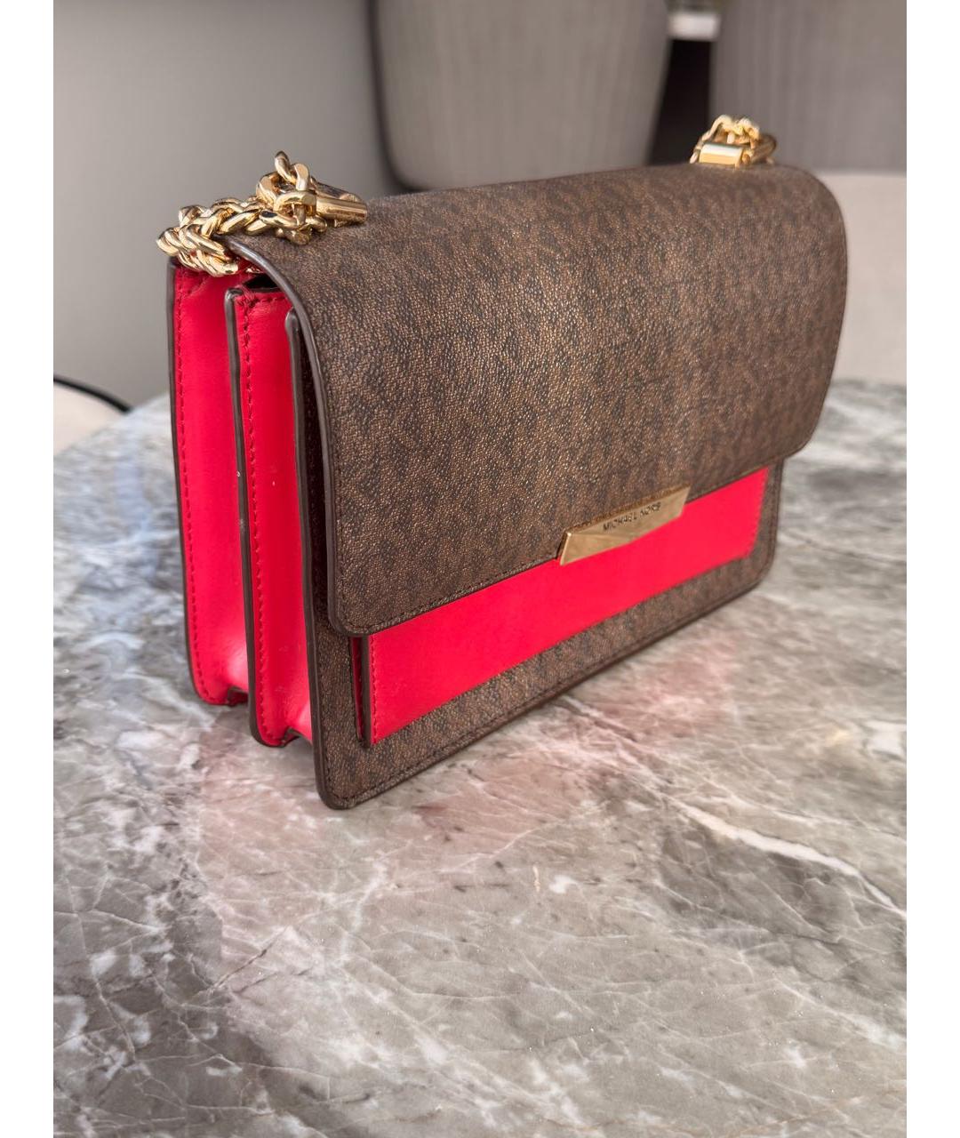 MICHAEL KORS Коричневая сумка через плечо, фото 2