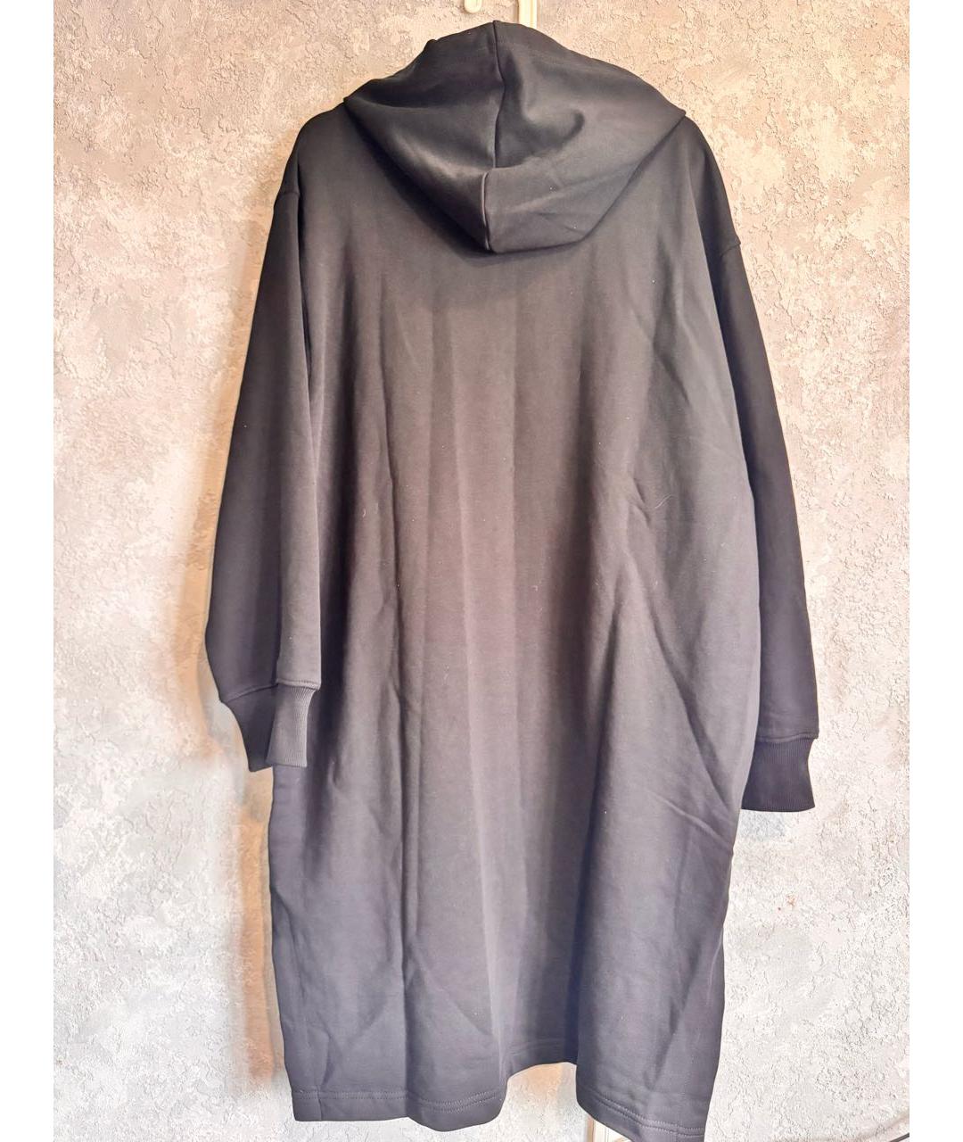 DIESEL Черное хлопковое повседневное платье, фото 7