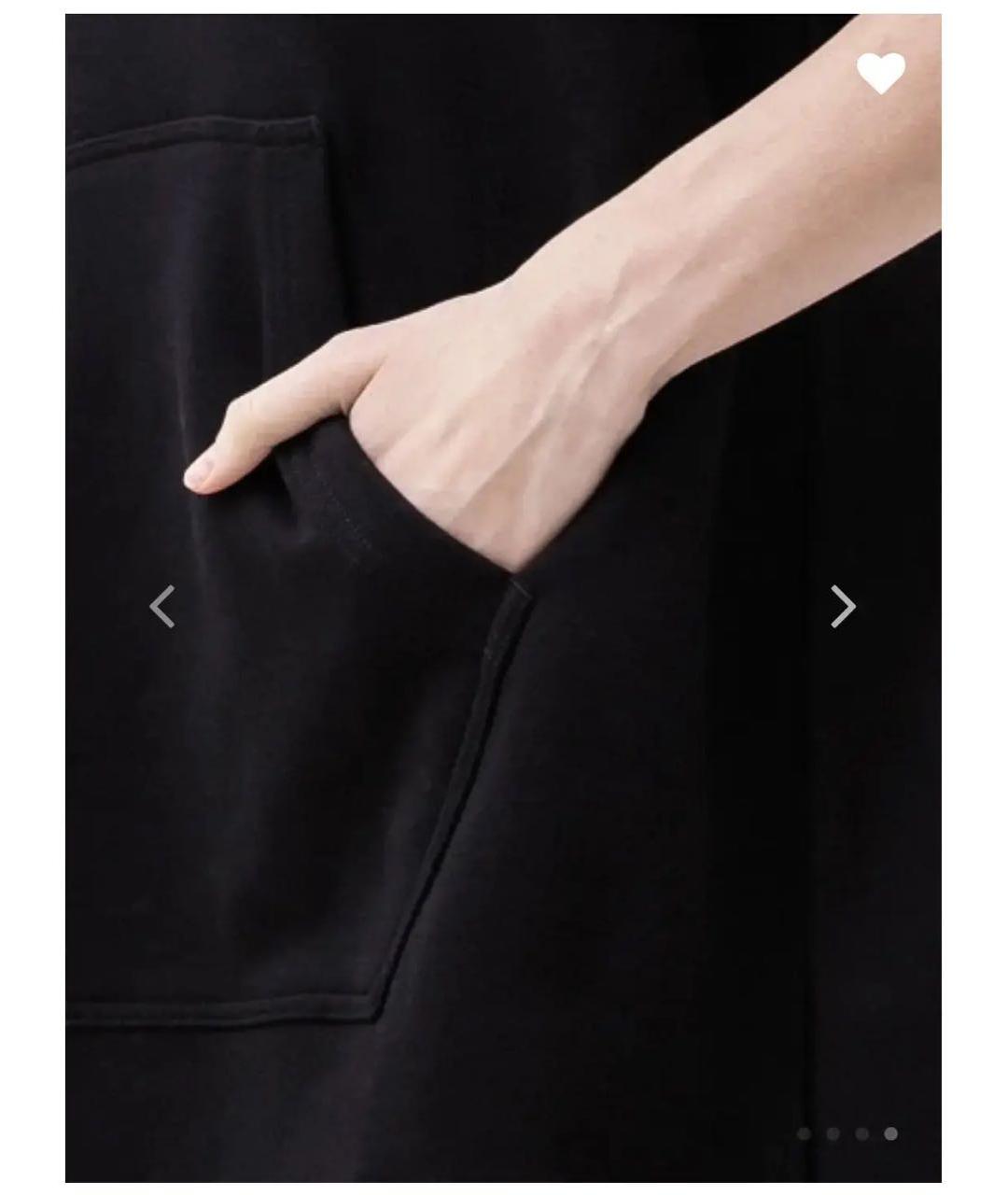 DIESEL Черное хлопковое повседневное платье, фото 5