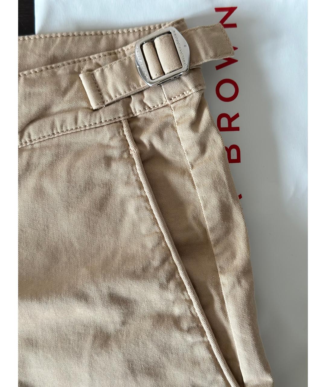 ORLEBAR BROWN Бежевые хлопковые шорты, фото 4