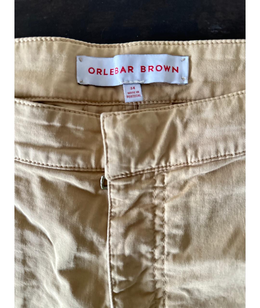 ORLEBAR BROWN Бежевые хлопковые шорты, фото 3