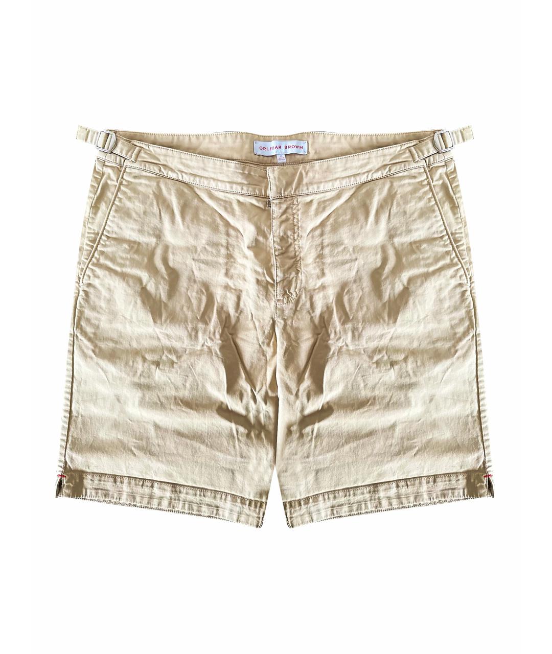 ORLEBAR BROWN Бежевые хлопковые шорты, фото 1