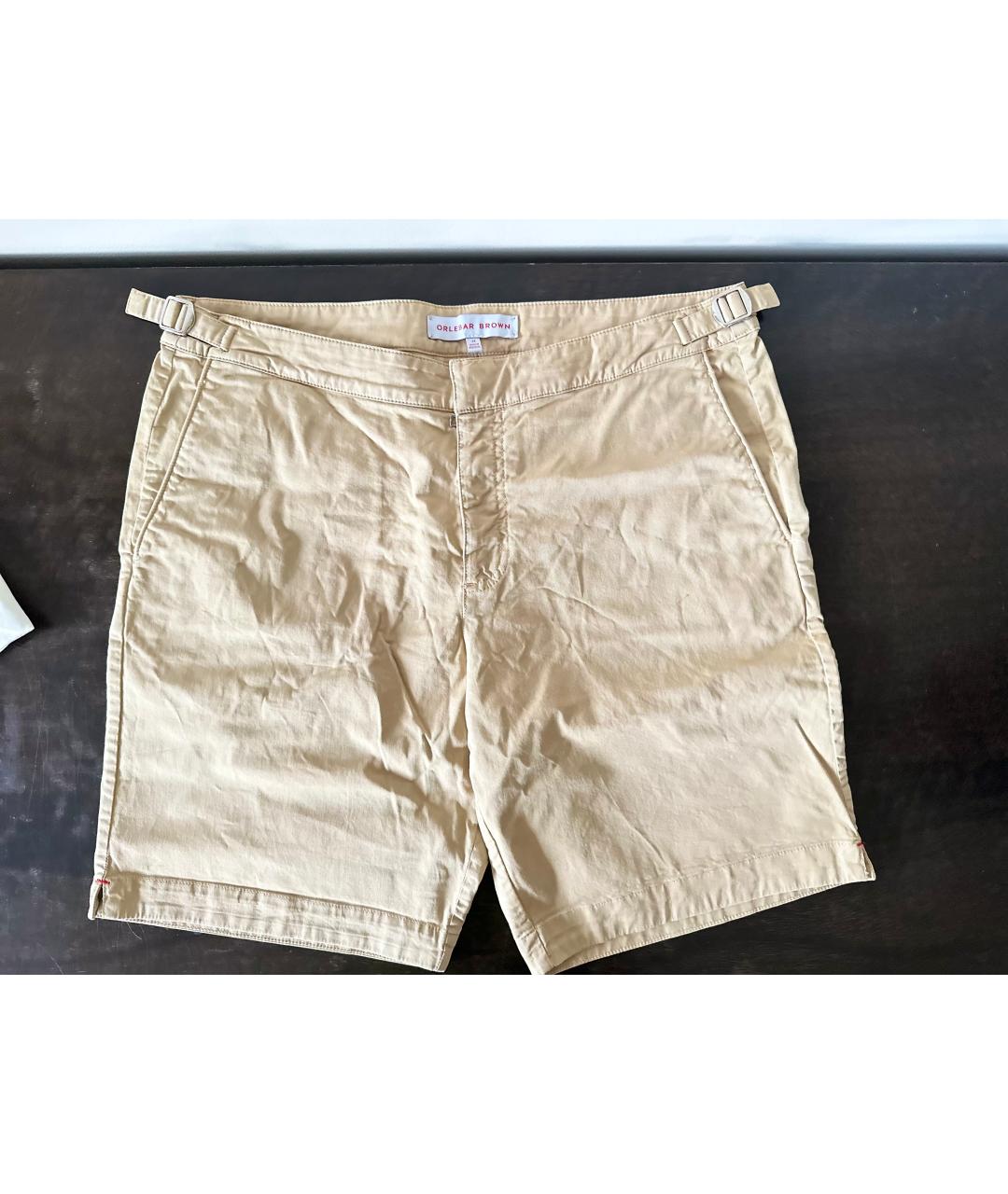 ORLEBAR BROWN Бежевые хлопковые шорты, фото 6
