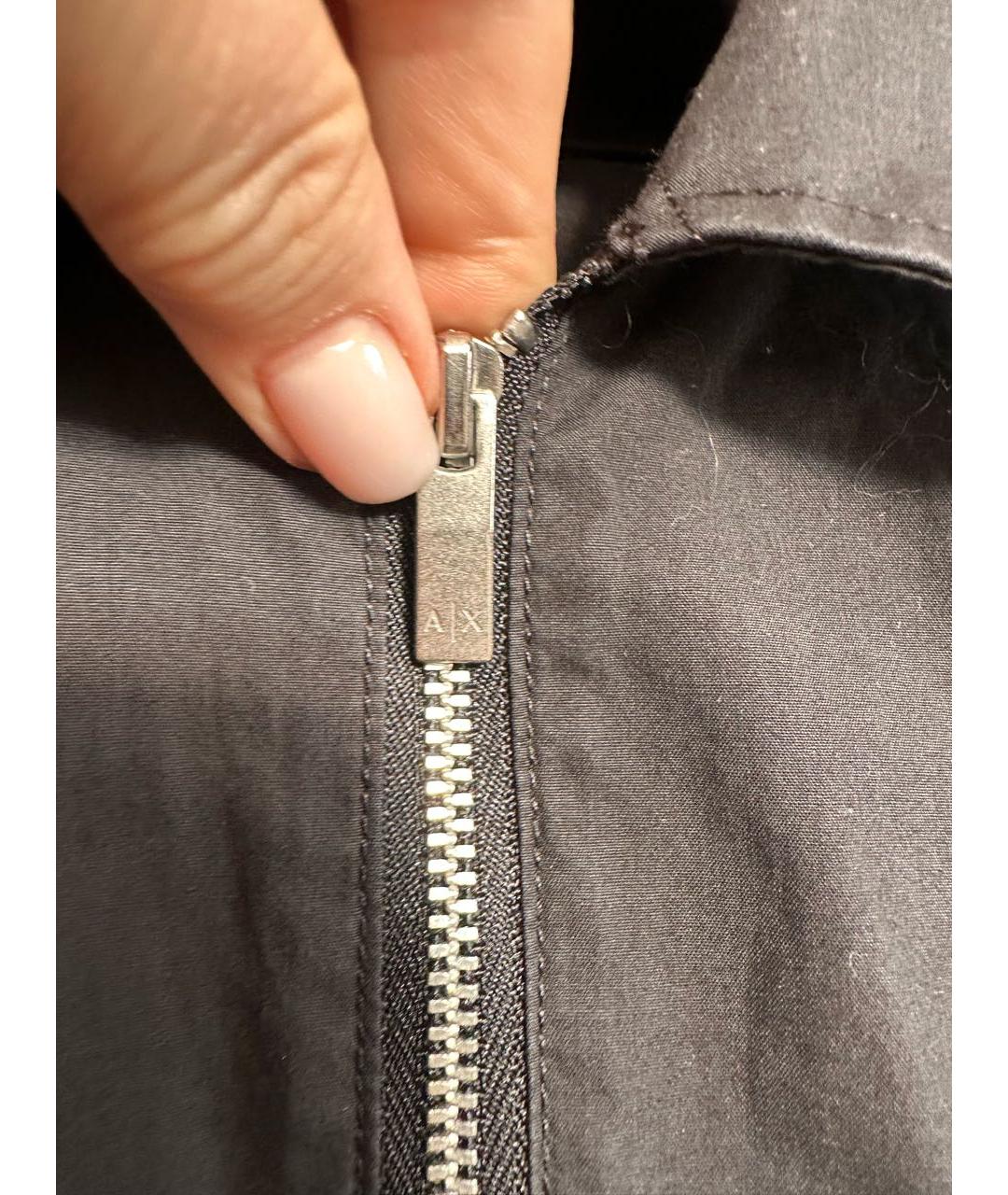 ARMANI EXCHANGE Черная хлопковая куртка, фото 7