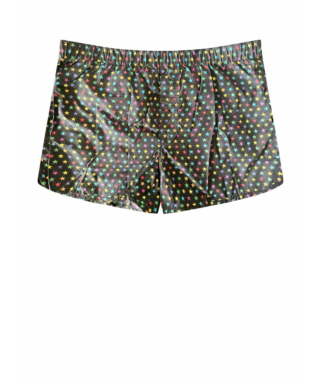 VALENTINO Черные полиэстеровые шорты, фото 1