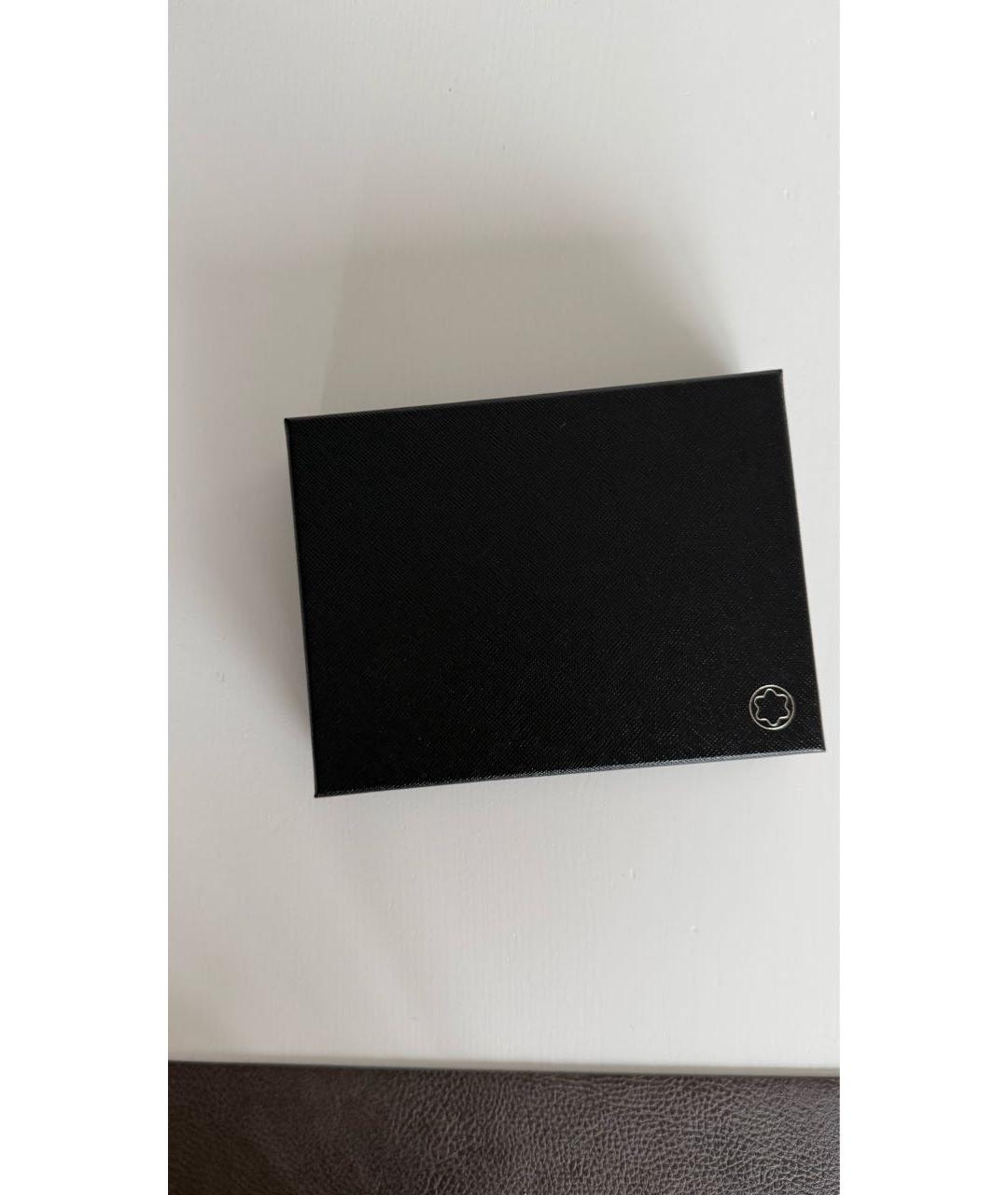 MONTBLANC Темно-синий кожаный кардхолдер, фото 6