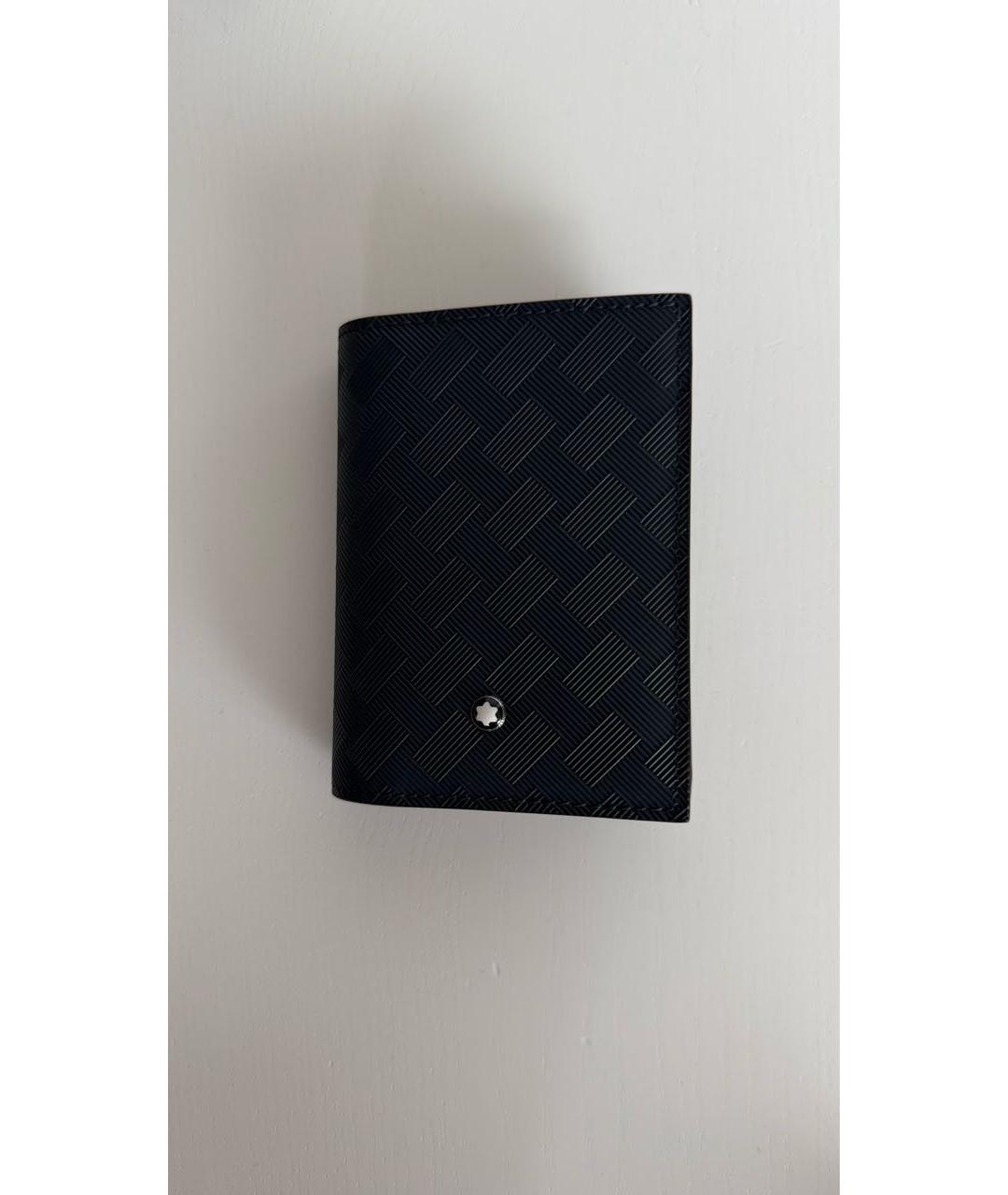 MONTBLANC Темно-синий кожаный кардхолдер, фото 7