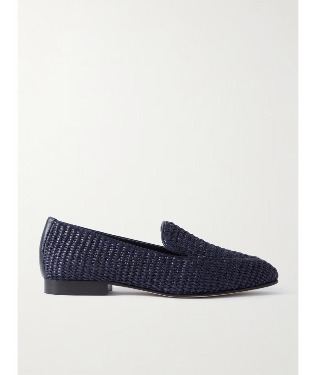 MANOLO BLAHNIK Темно-синие лоферы, фото 6