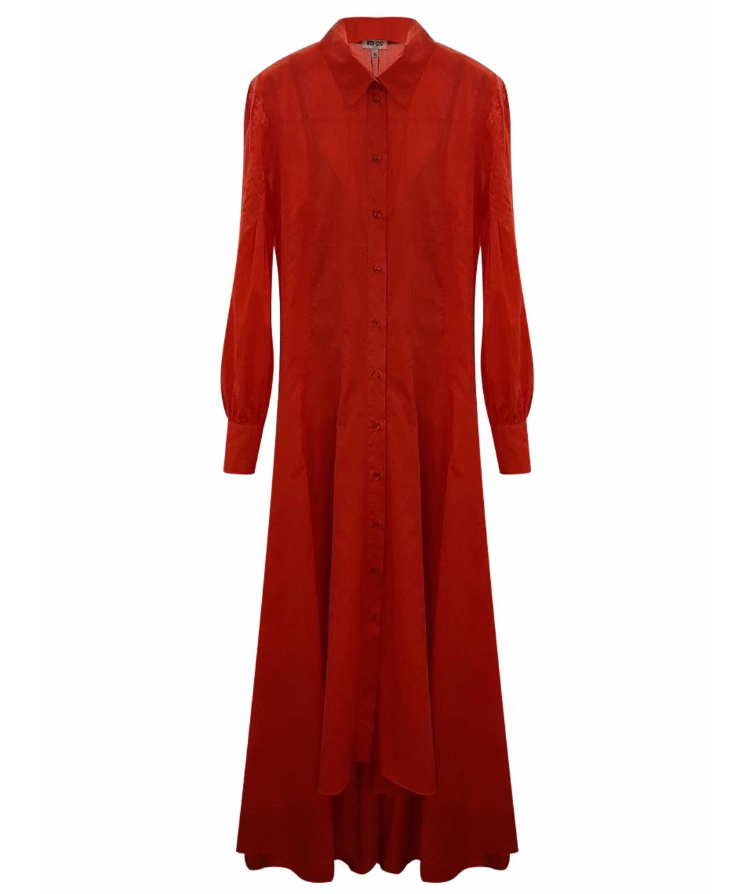 KENZO Красное повседневное платье, фото 1