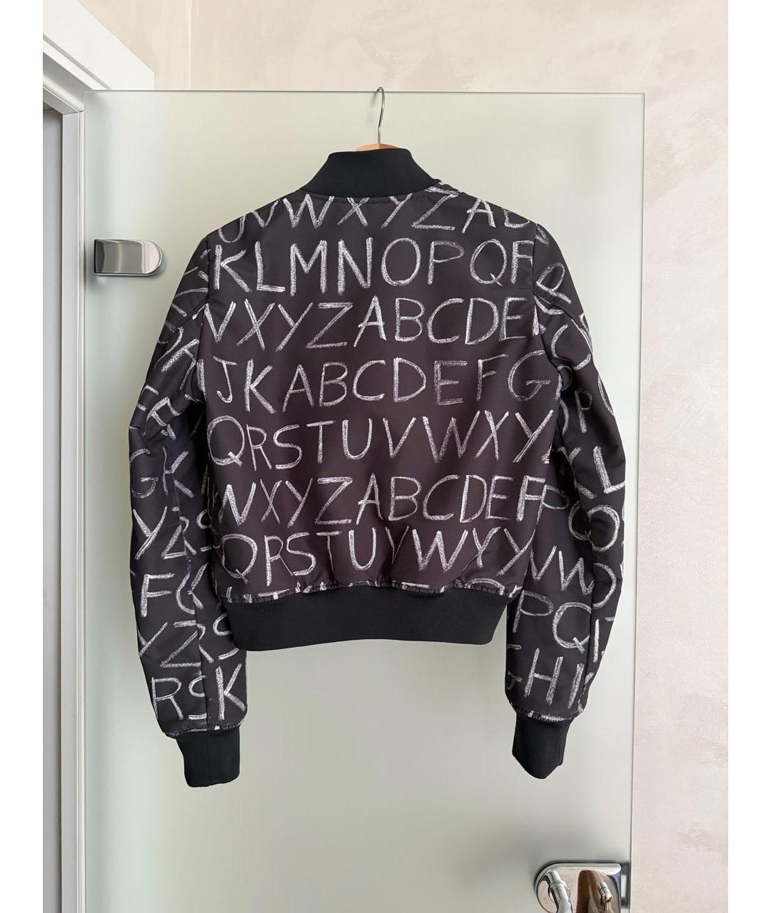 LOVE MOSCHINO Черная полиэстеровая куртка, фото 2