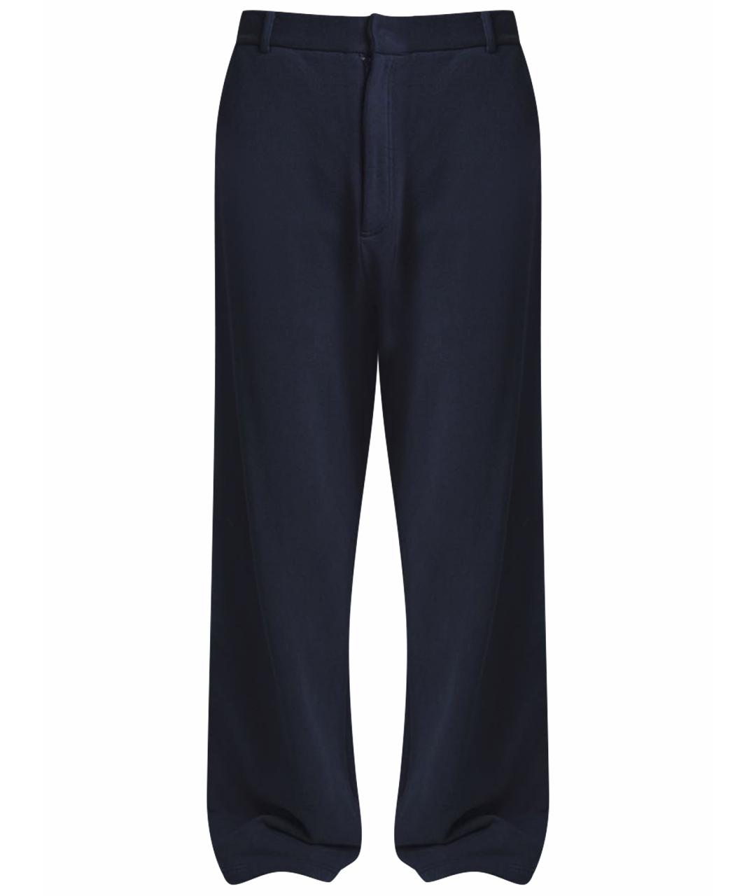 MARTINE ROSE Черные хлопковые повседневные брюки, фото 1