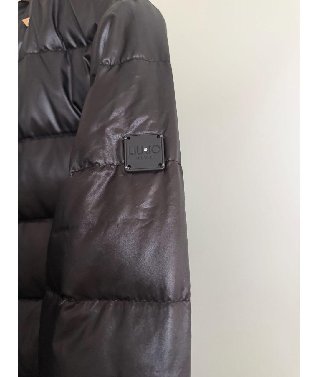 LIU JO Черная полиэстеровая куртка, фото 3