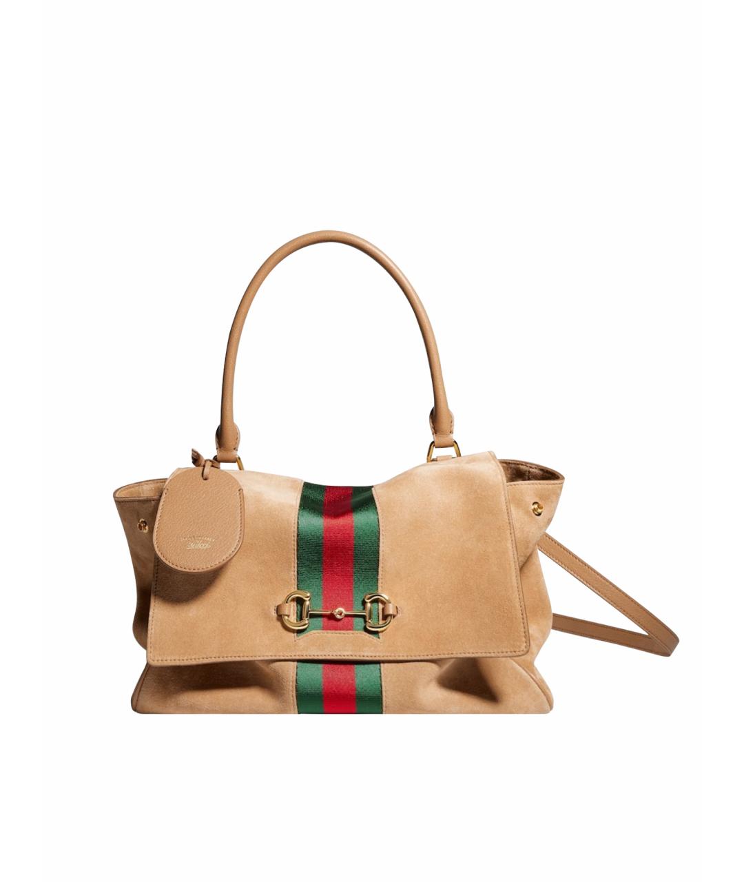 GUCCI Бежевая сумка тоут, фото 1