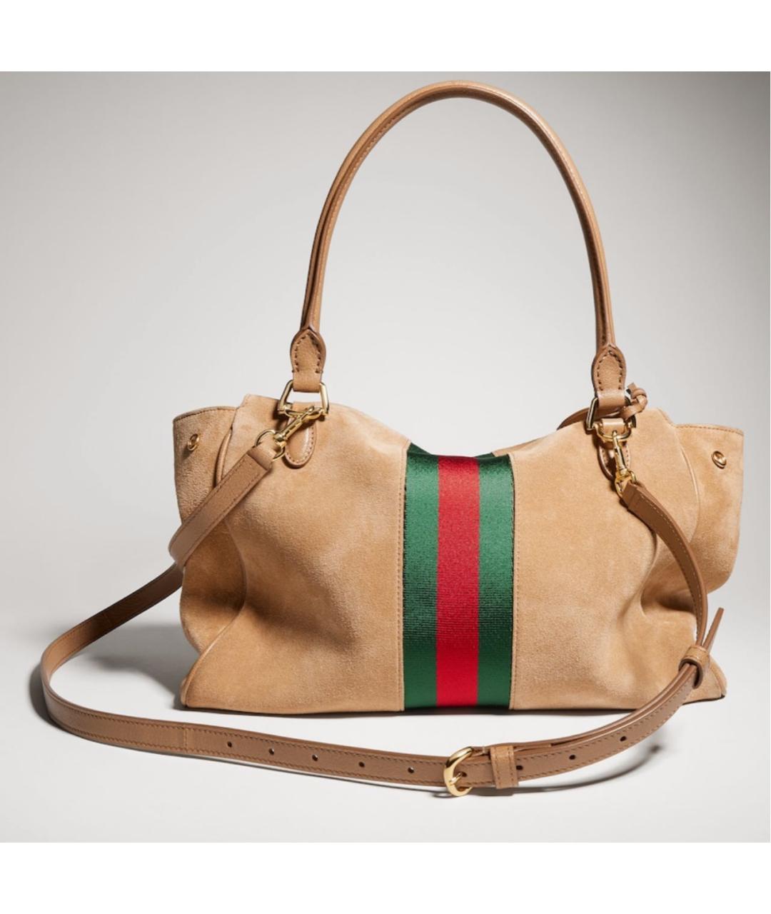 GUCCI Бежевая сумка тоут, фото 2