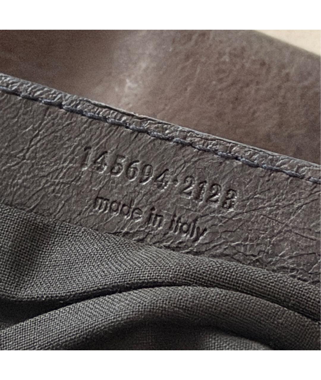 BALENCIAGA Коричневая кожаная сумка с короткими ручками, фото 4