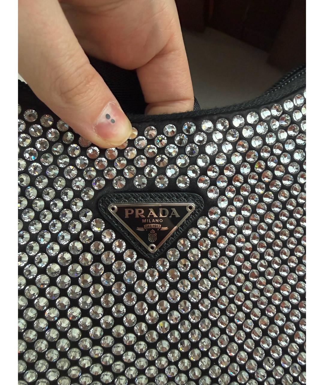 PRADA Черная сумка с короткими ручками, фото 4