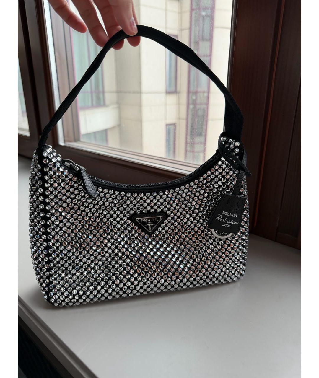 PRADA Черная сумка с короткими ручками, фото 2