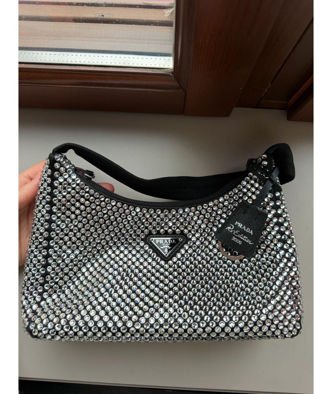 PRADA Черная сумка с короткими ручками, фото 7