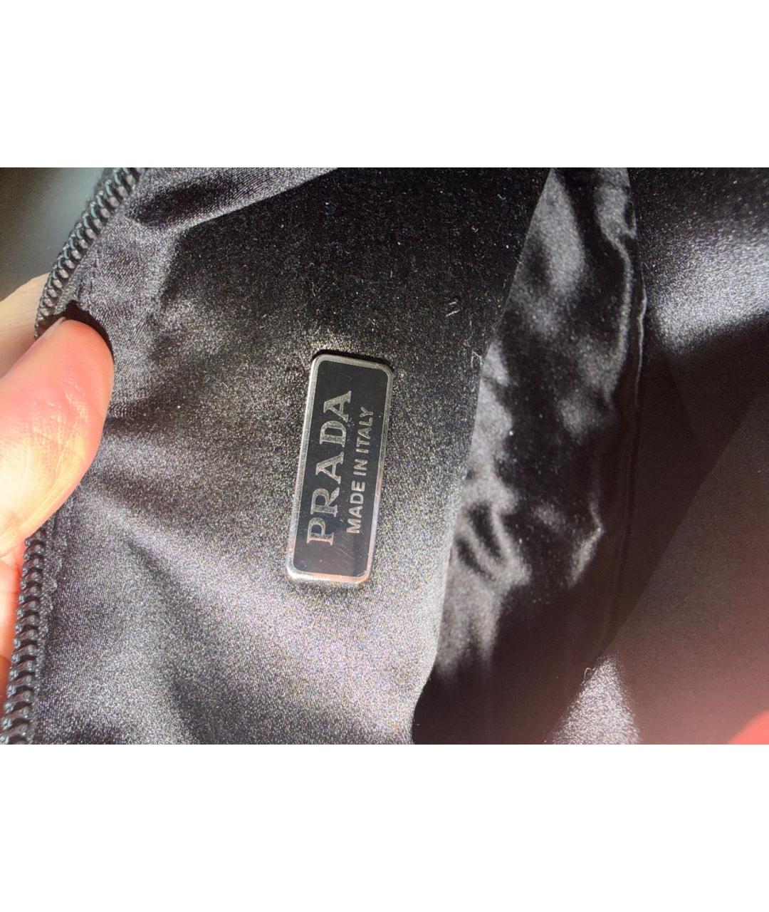 PRADA Черная сумка с короткими ручками, фото 5