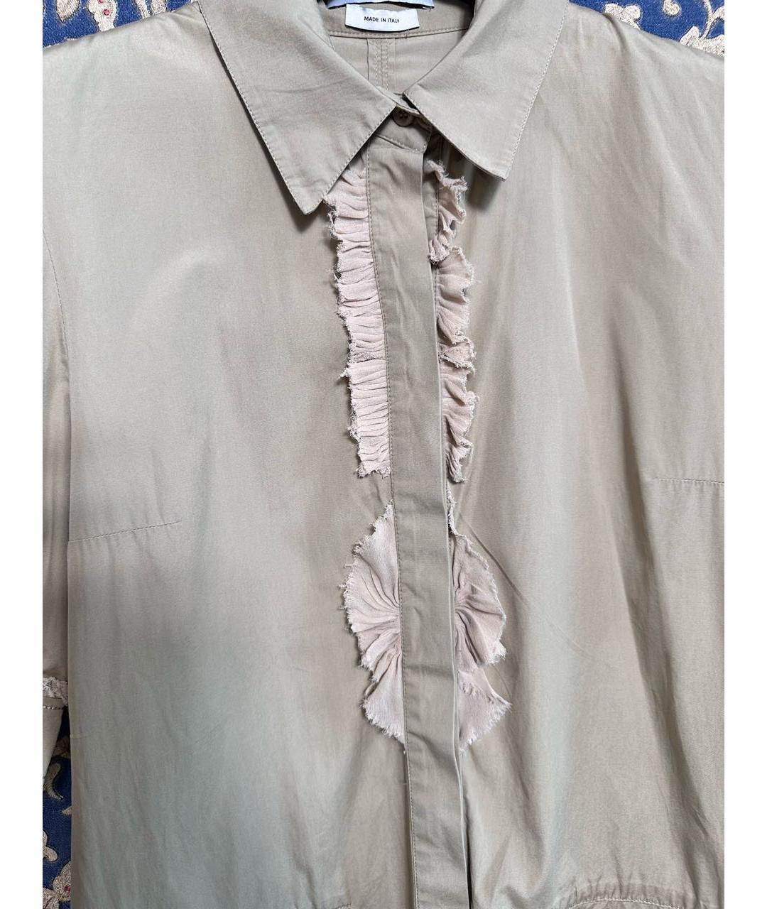 GIVENCHY Бежевое хлопковое повседневное платье, фото 6