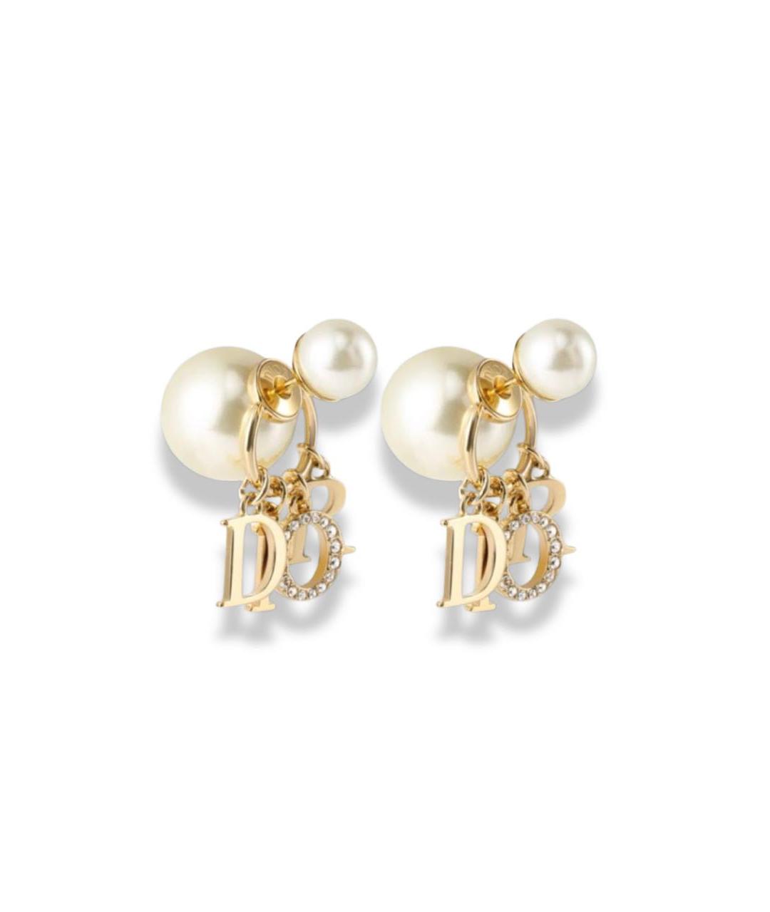 CHRISTIAN DIOR Белые серьги, фото 4