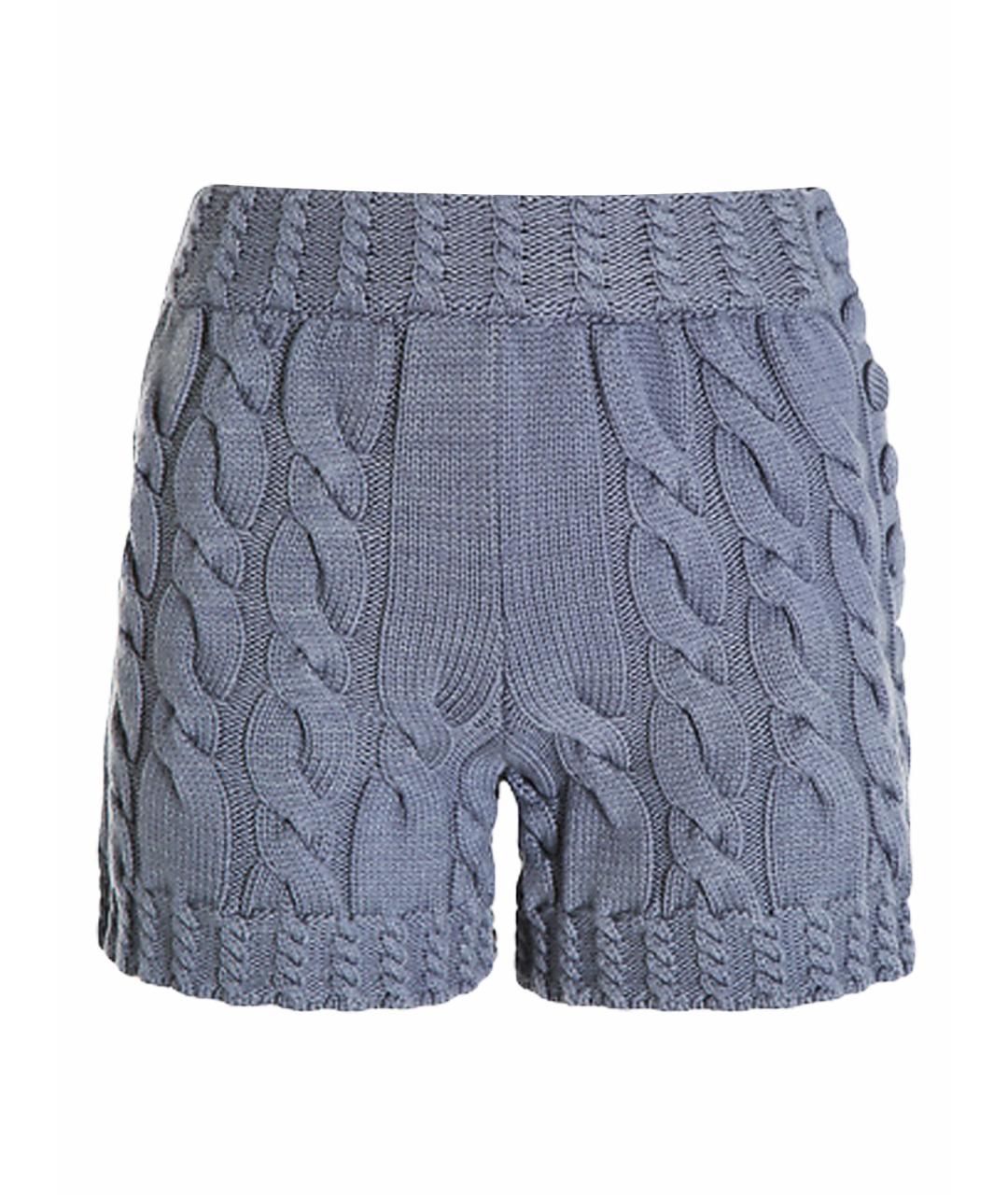 EMPORIO ARMANI Голубые вискозные шорты, фото 1