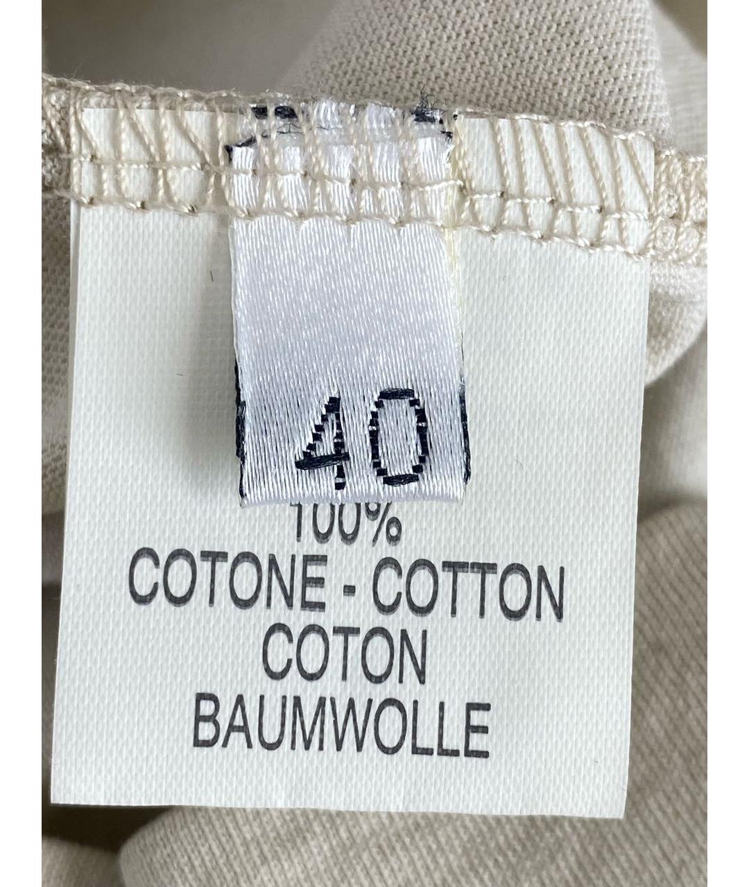 NUDE Бежевое хлопковое повседневное платье, фото 8