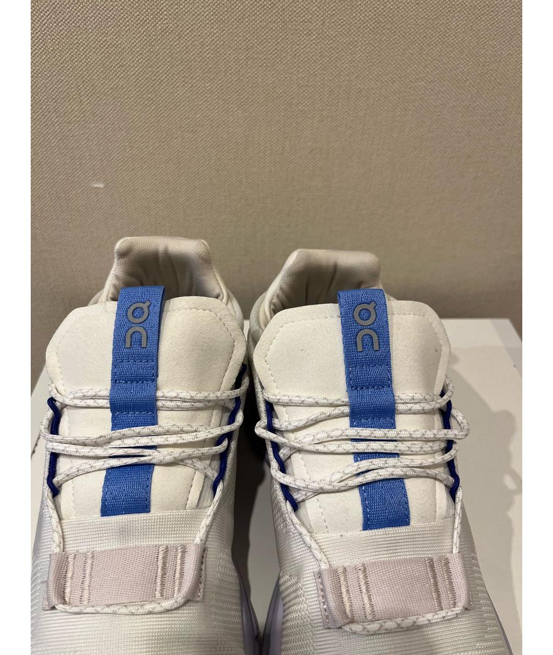 ON Белые текстильные низкие кроссовки / кеды, фото 7