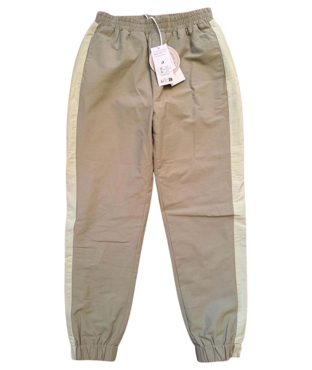 STELLA MCCARTNEY KIDS Хаки хлопковые брюки и шорты, фото 1