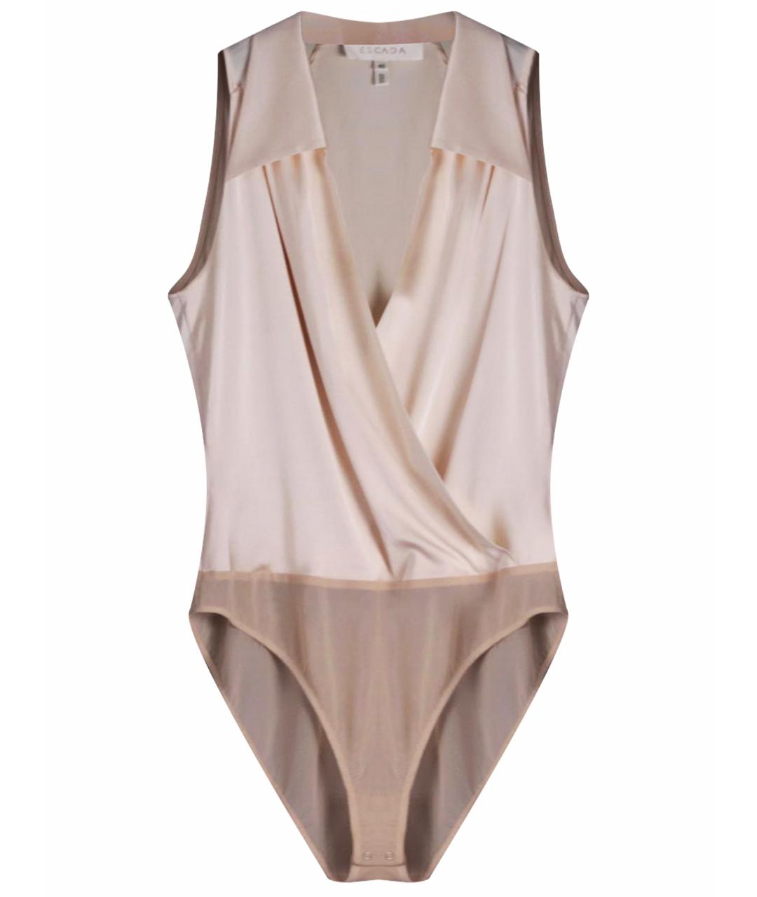 ESCADA Бежевая шелковая блузы, фото 1