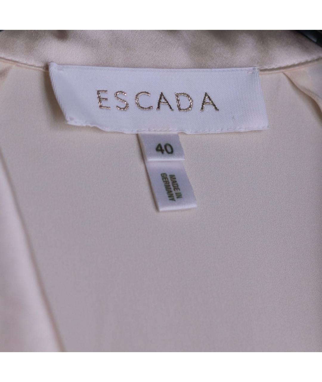 ESCADA Бежевая шелковая блузы, фото 5