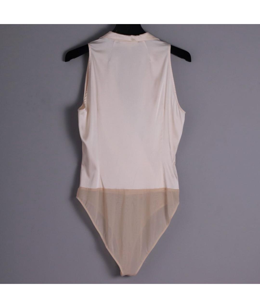 ESCADA Бежевая шелковая блузы, фото 2