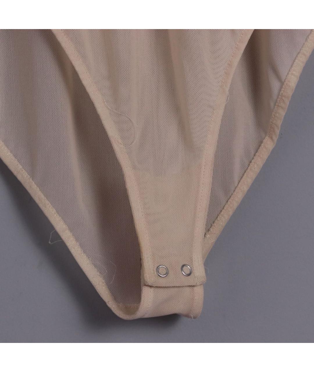 ESCADA Бежевая шелковая блузы, фото 4