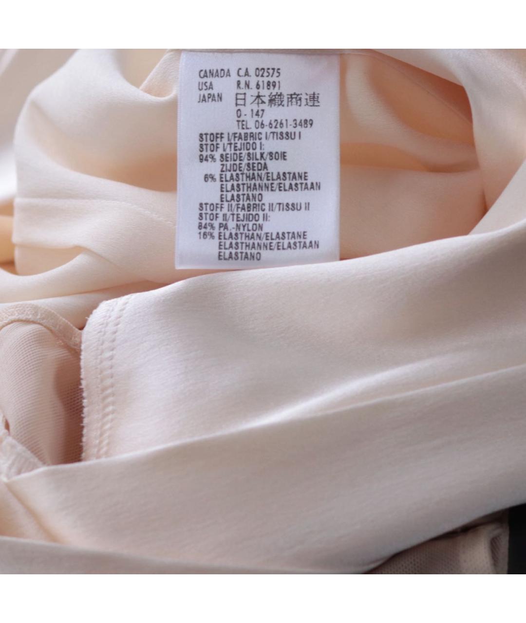 ESCADA Бежевая шелковая блузы, фото 6