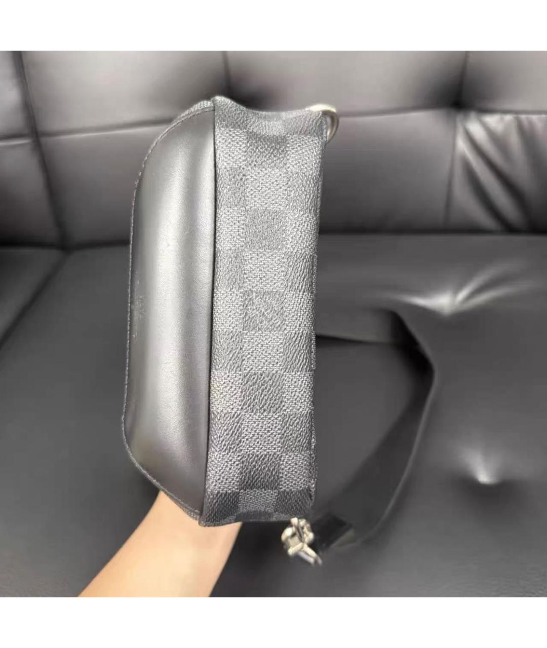 LOUIS VUITTON Черная сумка на плечо, фото 7