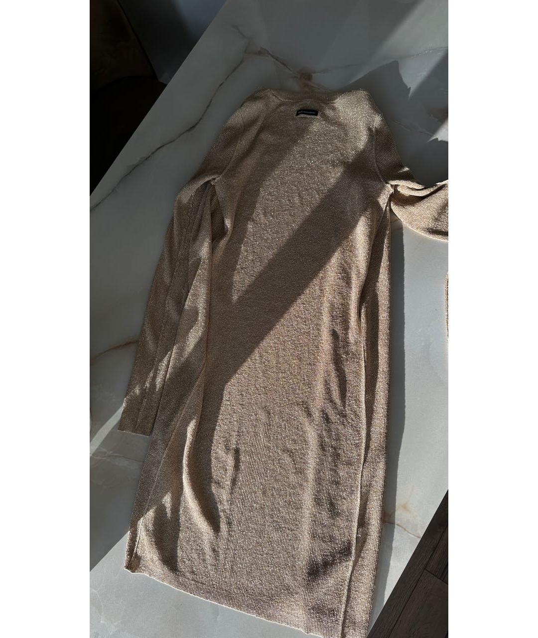 DOLCE&GABBANA Золотой кардиган, фото 2