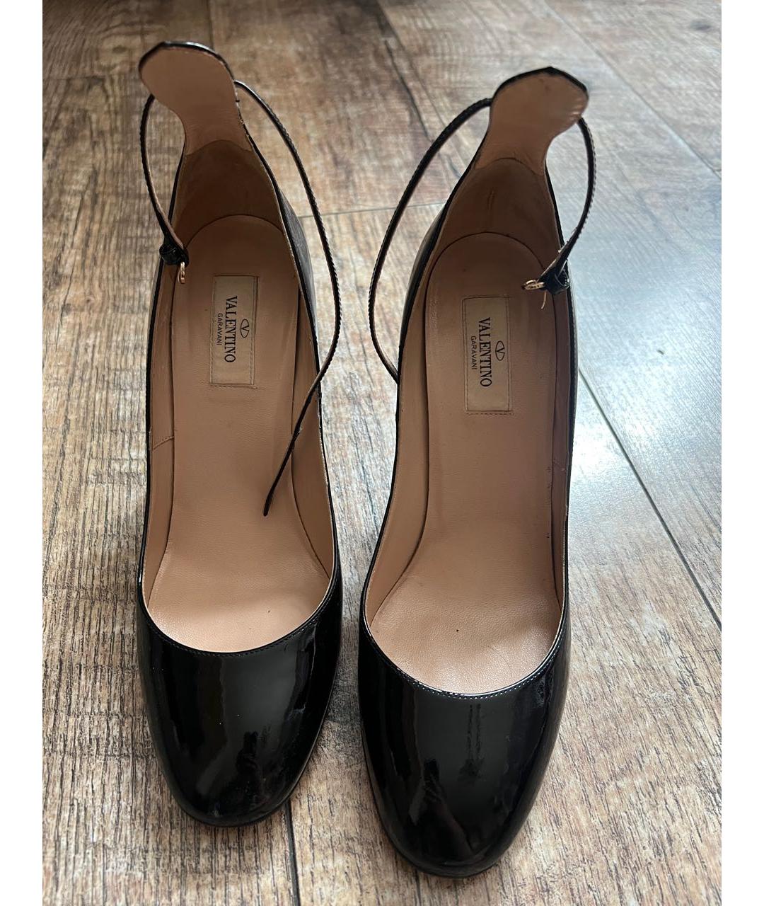 VALENTINO Черные туфли из лакированной кожи, фото 2