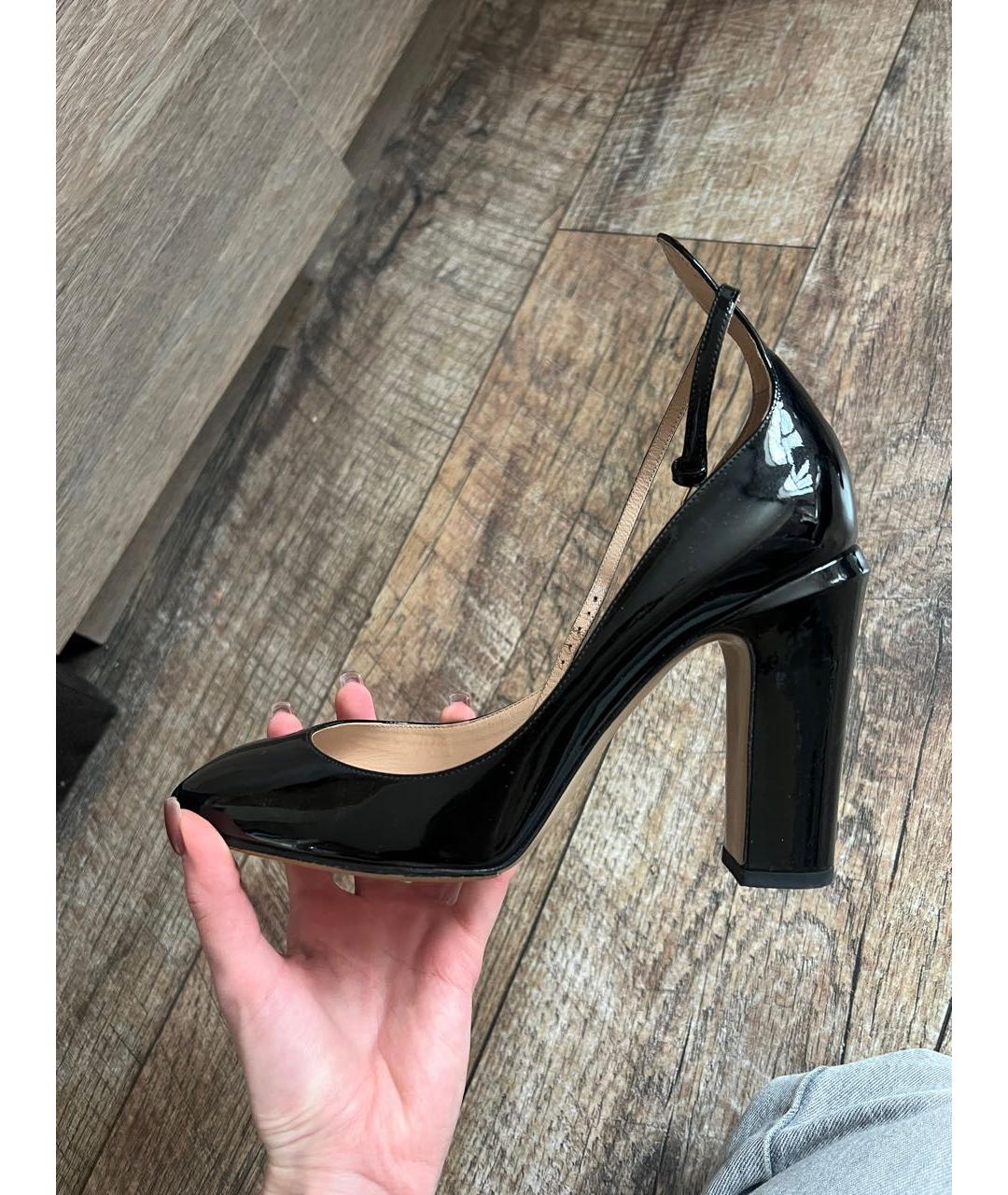 VALENTINO Черные туфли из лакированной кожи, фото 8