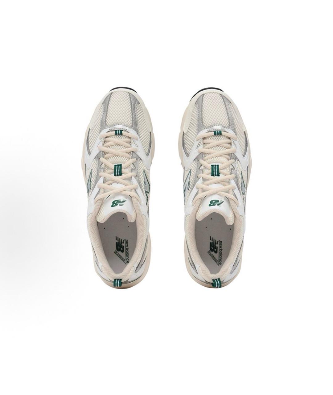 NEW BALANCE Бежевые кожаные кроссовки, фото 3