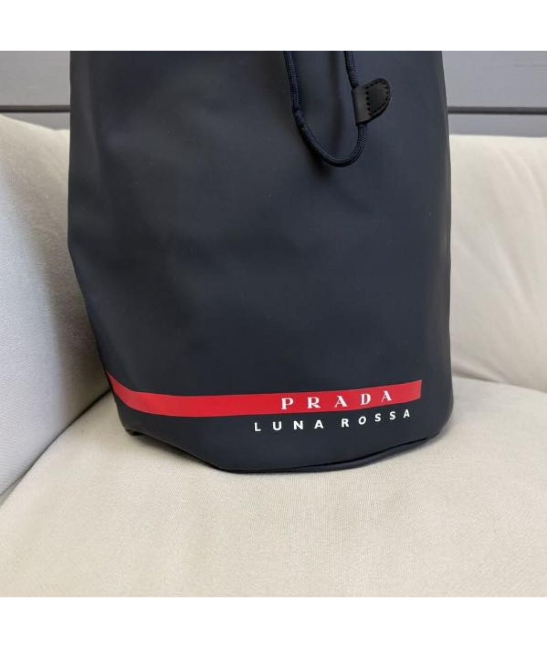 PRADA Темно-синий рюкзак, фото 6