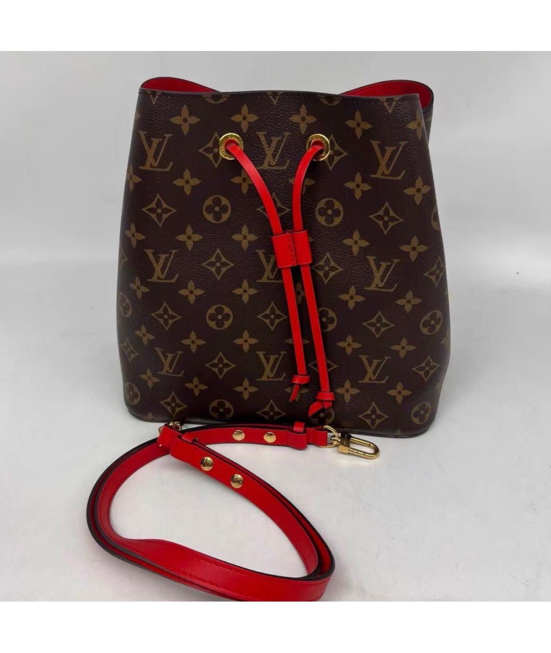 LOUIS VUITTON Коричневая сумка тоут, фото 8