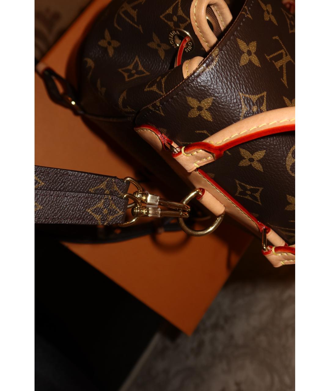 LOUIS VUITTON Коричневый рюкзак, фото 5