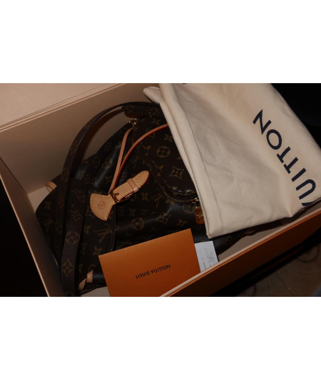 LOUIS VUITTON Коричневый рюкзак, фото 8