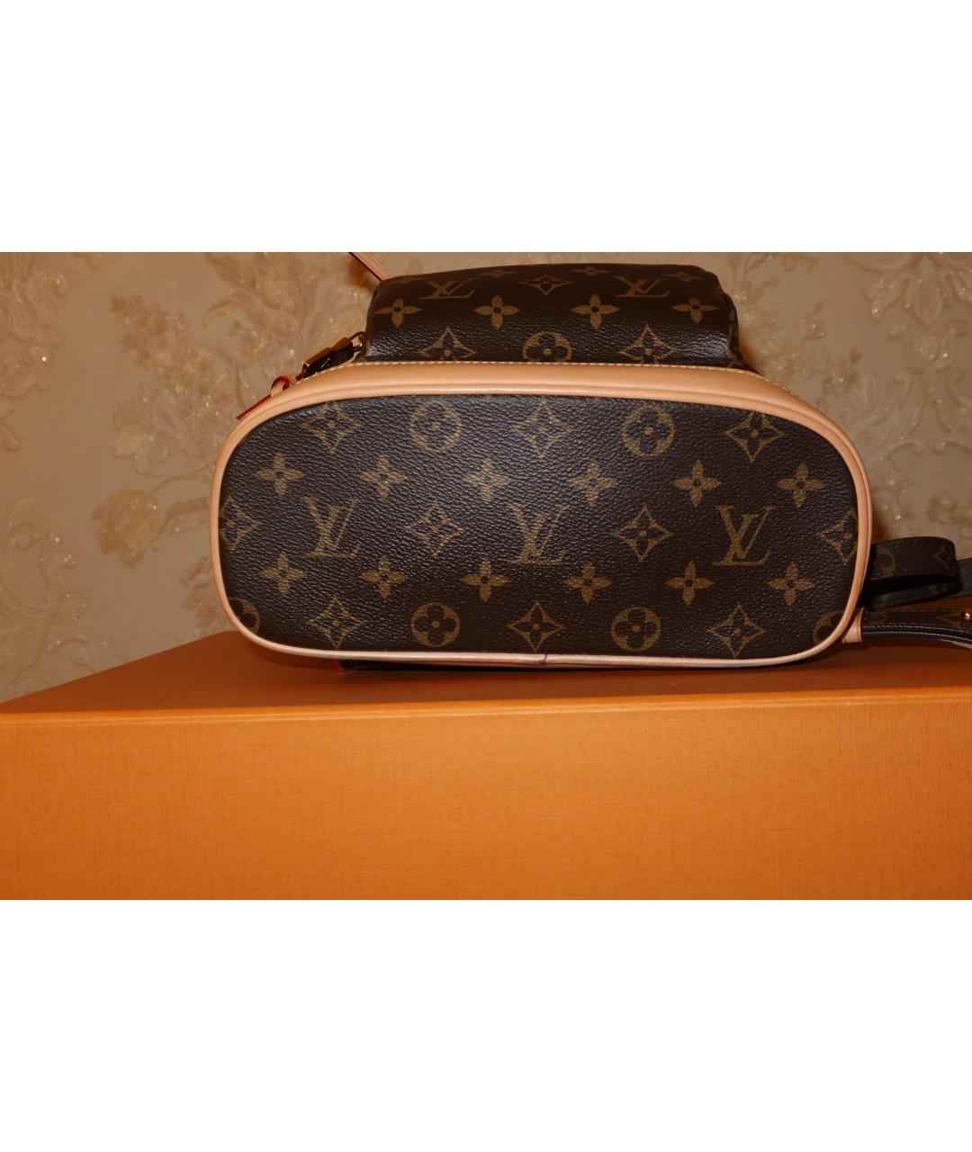 LOUIS VUITTON Коричневый рюкзак, фото 6