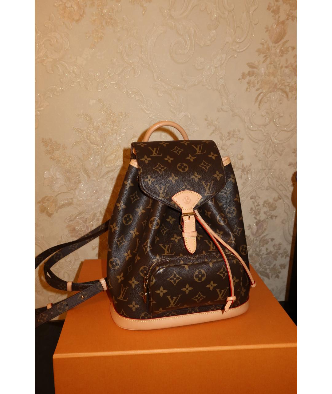 LOUIS VUITTON Коричневый рюкзак, фото 9