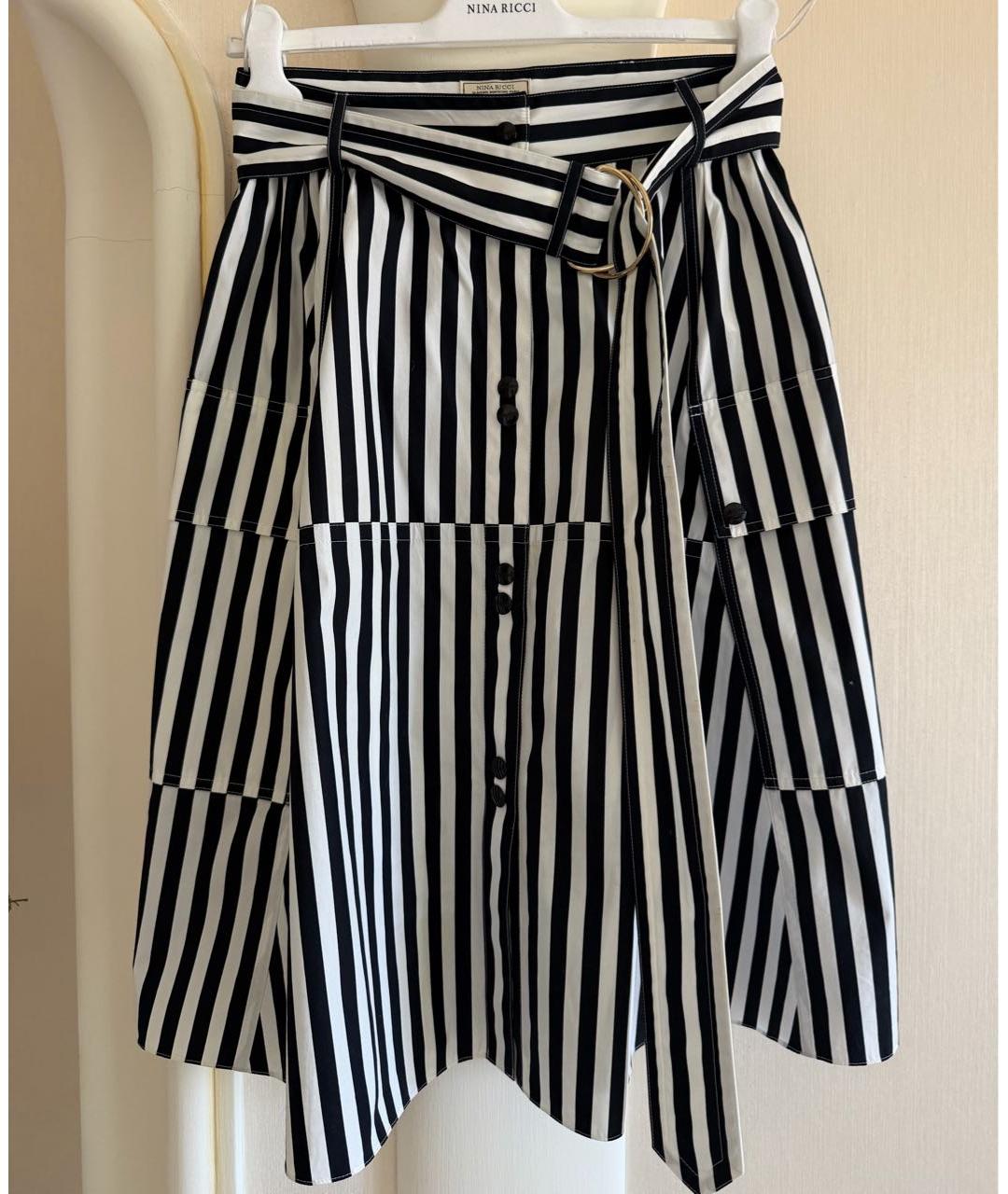 NINA RICCI Хлопковая юбка миди, фото 8