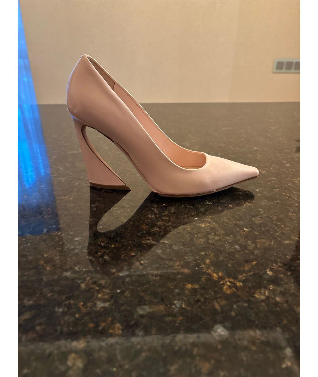 CHRISTIAN DIOR Розовые кожаные туфли, фото 5