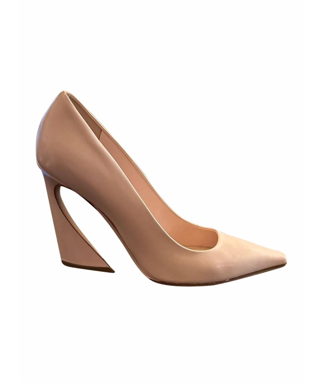 CHRISTIAN DIOR Розовые кожаные туфли, фото 1