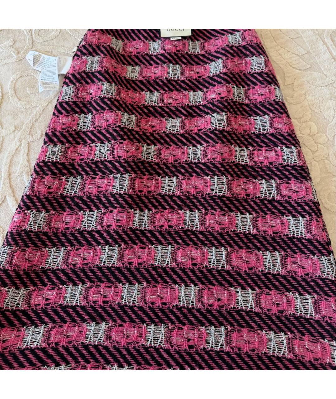 GUCCI Шерстяная юбка миди, фото 5