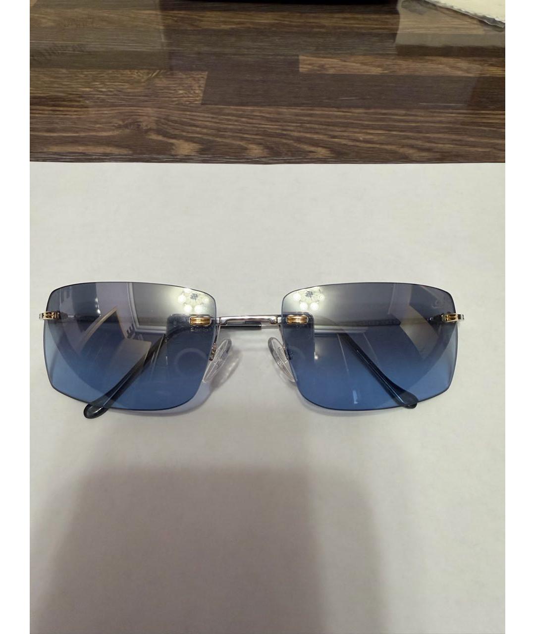 DUPONT Серебряные металлические солнцезащитные очки, фото 9